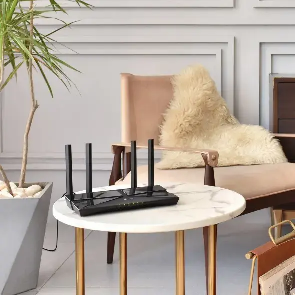 TP-Link ARCHER AX23, "Wi-Fi 6" (802.11ax), dviejų dažnių (2,4 GHz / 5 GHz), Ethernet LAN, 5G, juodas, stalinis maršrutizatorius