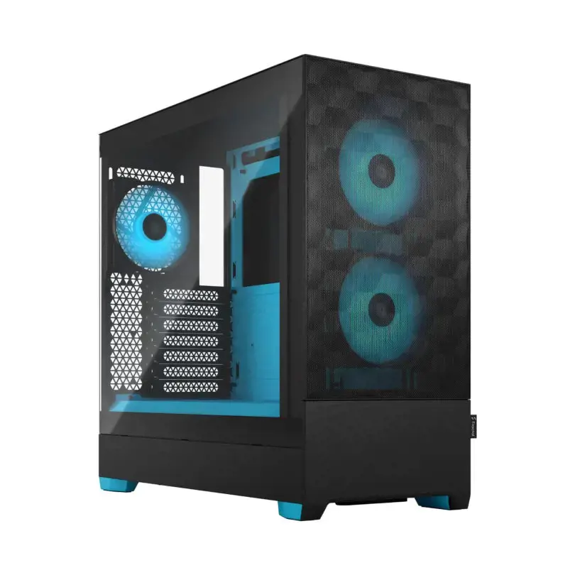 FRACTAL DESIGN "Pop Air RGB Cyan Core TG Clear Tint
