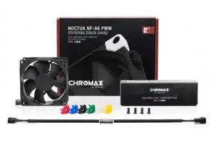 Noctua NF-A8 PWM CH.BK.S kompiuterio aušinimo komponentas Kompiuterio korpuso ventiliatorius 8 cm j…