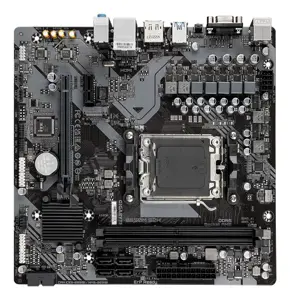 Pagrindinė plokštė GIGABYTE AMD B650 SAM5 Micro-ATX Atmintis DDR5 Atminties lizdai 2 1xPCI-Express 3.0 1x 1xPCI-Express 4.0 16x 1xM.2 1x15pin D-sub 1xHDMI 1xDisplayPort 4xUSB 2.0 2xUSB 3.2 1xPS/2 1xRJ45 3xAudio prievadas B650MS2H