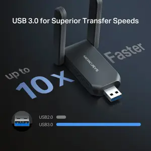 Mercusys MA37BEH | BE6500 Wi-Fi 7 High-Gain Wireless USB Adapter
