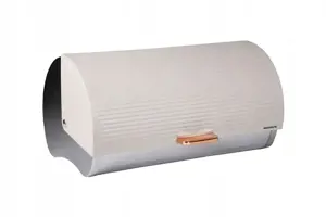 Bread box, steel, beige Klausberg, 39 x 28 x 18.5 cm.