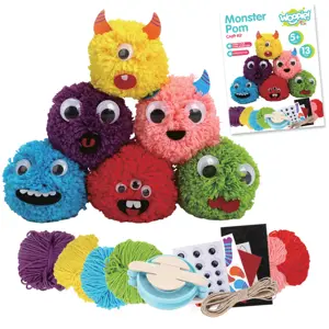 WOOPIE ART&FUN kūrybinis rinkinys "pasidaryk pats" monstras Pom