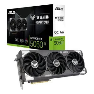 Vaizdo plokštė ASUS GeForce RTX 5060 Ti 16 GB, GDDR7, TUF-RTX5060TI-O16G GAMING