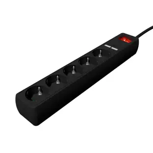 CABLE POWER EXTENSION 1.5M/5OUTL. SPG5-U2-5-02 GEMBIRD