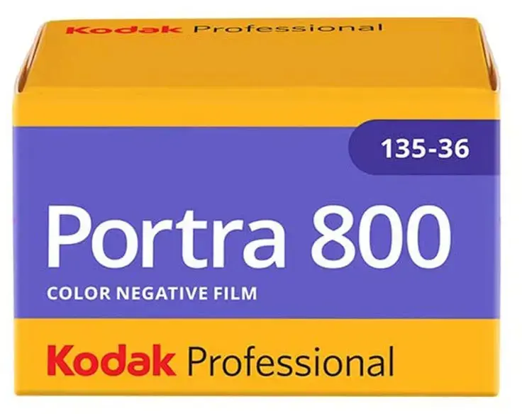 Kodak kino juosta Portra 800/36