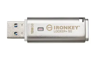 KINGSTON 128GB IKLP50 AES USB w/256bit Encryption
