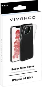 "Vivanco" dėklas "Super Slim Apple iPhone 14 Plus", skaidrus (63489)