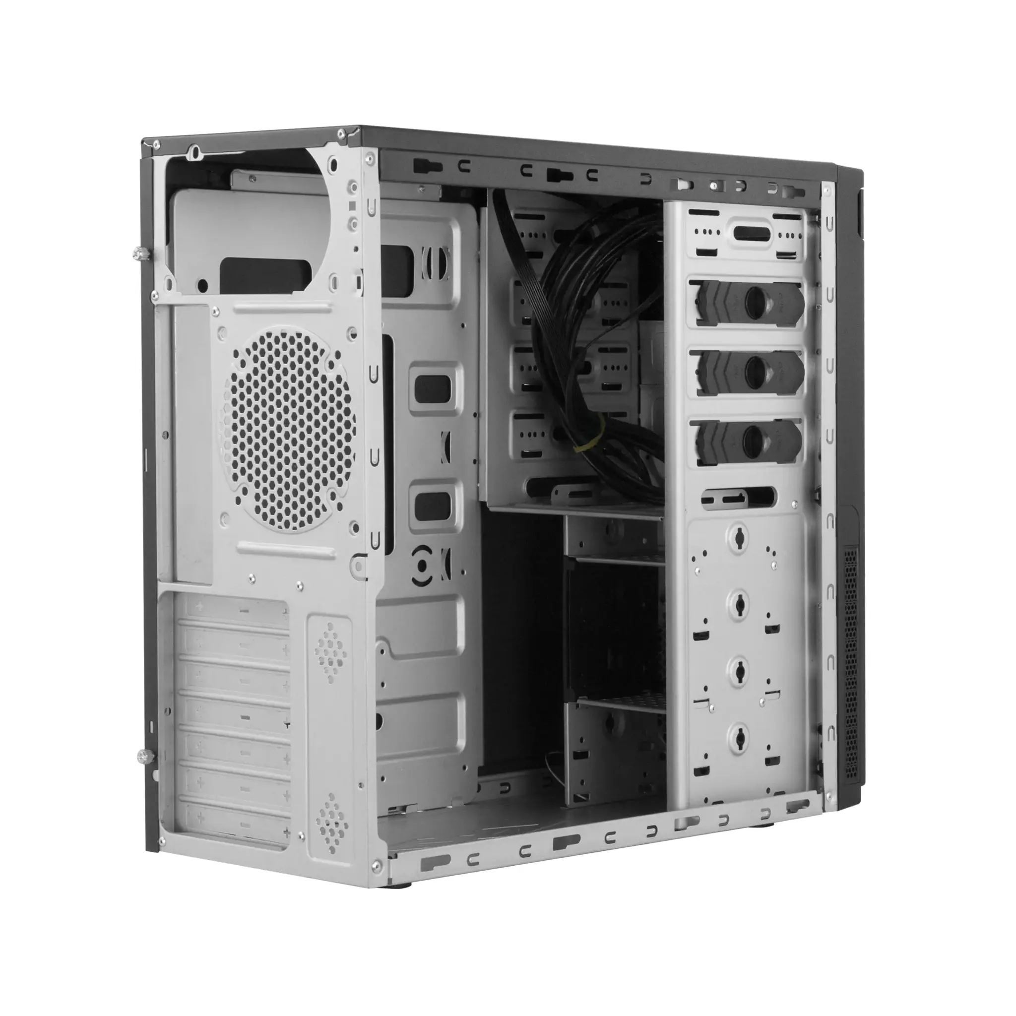 Chieftec HC-10B-OP, Mini Tower, PC, Black, ATX, micro ATX, Mini-ITX, SECC, 15.5 cm