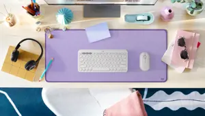 "LOGITECH" kilimėlis stalui "Studio" serija - MID GREY - NAMR-EMEA