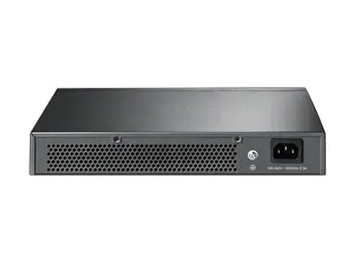 "TP-Link" 16 prievadų "Gigabit Easy Smart" tinklo komutatorius, valdomas, L2, "Gigabit Ethernet" (10/100/1000), montuojamas į stovą, 1U