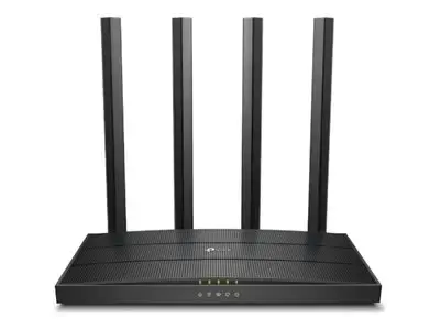 TP-Link AC1900 belaidis MU-MIMO "Wi-Fi" maršrutizatorius, "Wi-Fi 5" (802.11ac), dviejų dažnių (2,4 GHz / 5 GHz), Ethernet LAN, juodas, stalinis maršrutizatorius