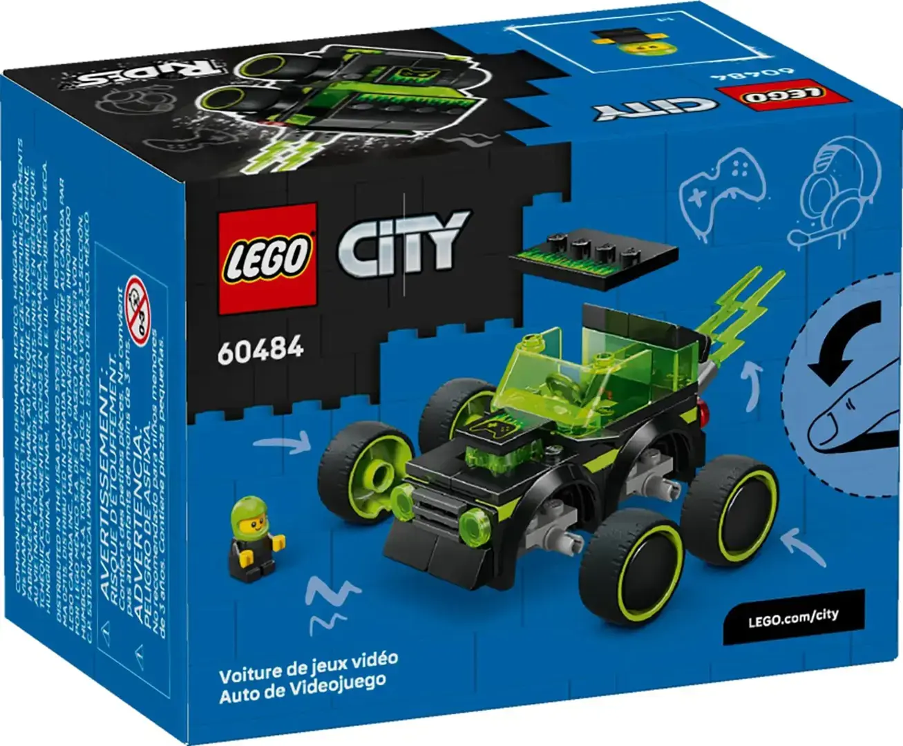 LEGO CITY 60484 Rides - Gaming Race Car
