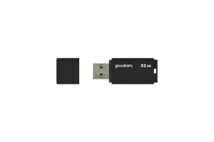 Goodram UME3, 32 GB, USB Type-A, 3.2 Gen 1 (3.1 Gen 1), 60 MB/s, Cap, Black