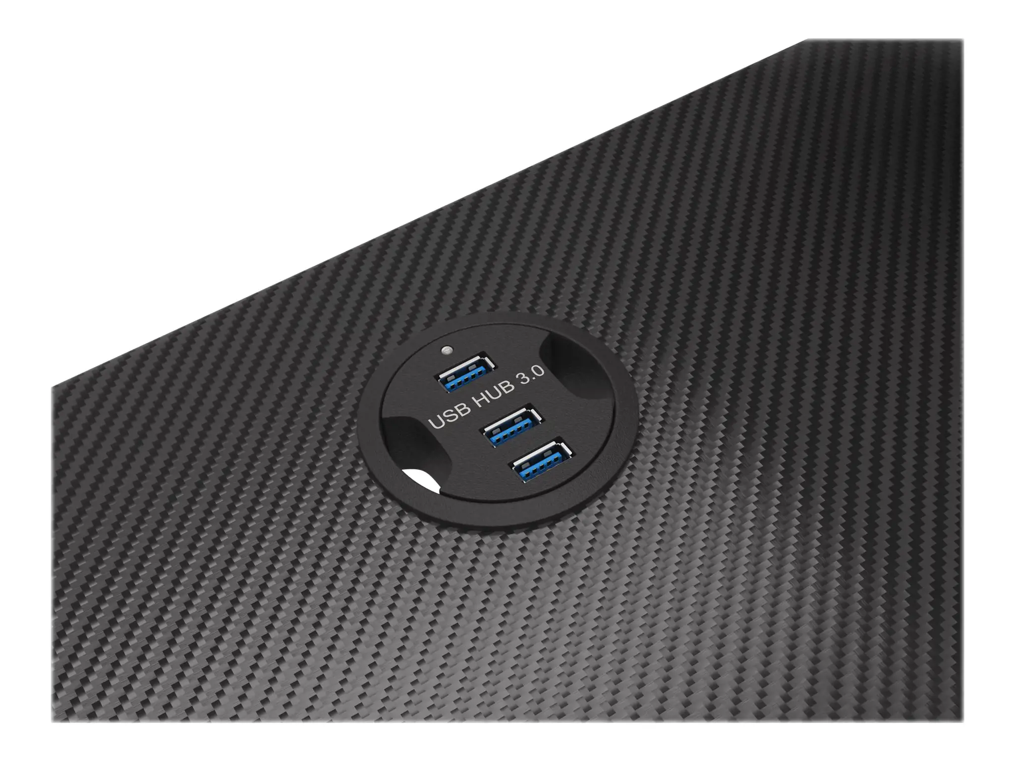 Žaidimų stalas Natec Genesis Holm 300 RGB, Juoda