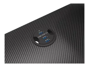 Žaidimų stalas Natec Genesis Holm 300 RGB, Juoda