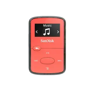 SanDisk MP3 8 GB Clip Jam raudona