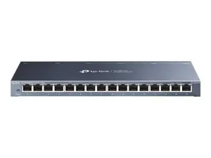 "TP-Link" 16 prievadų Gigabitinio stalinio kompiuterio tinklo komutatorius, nevaldomas, Gigabit Ethernet (10/100/1000), dvipusis duomenų perdavimas