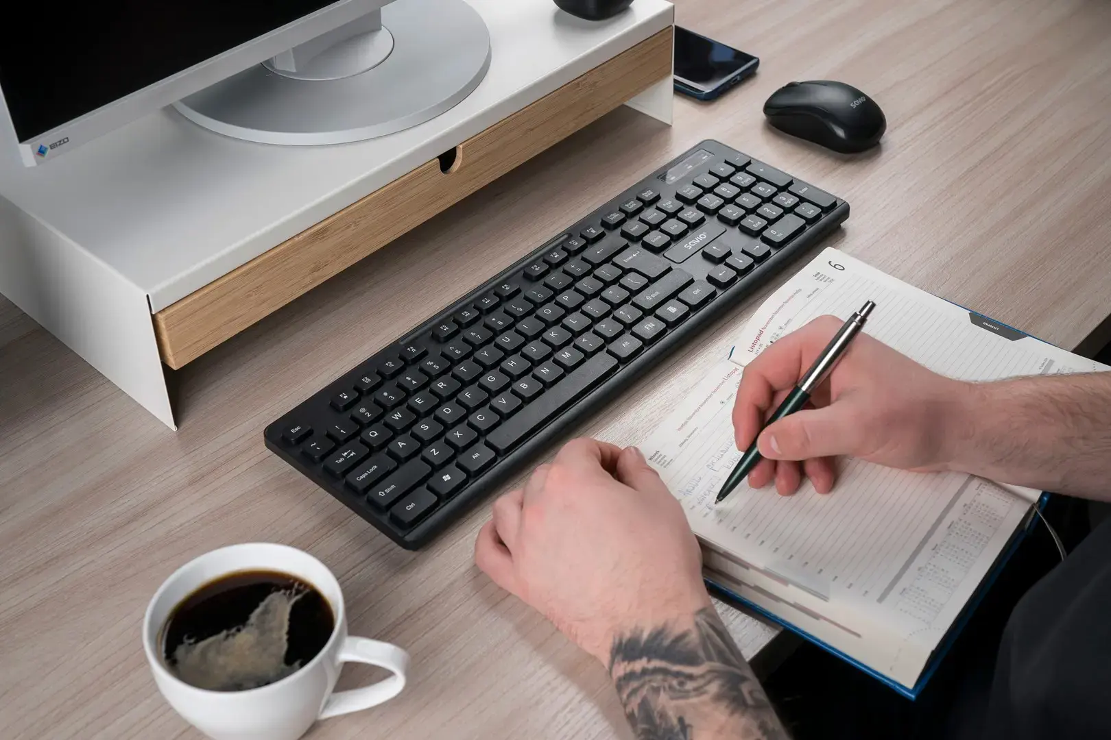 Savio KB-02 keyboard Home/Office USB QWERTY Black