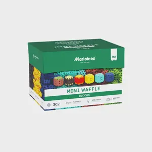 Marioinex Mini Waffle Building Blocks, 302 pieces