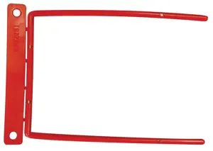 Archyvinis segtukas D-clip raudonas
