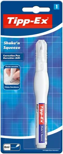 BIC Korekcinis pieštukas Tipp-Ex Shake'n' Squeeze 8 ml