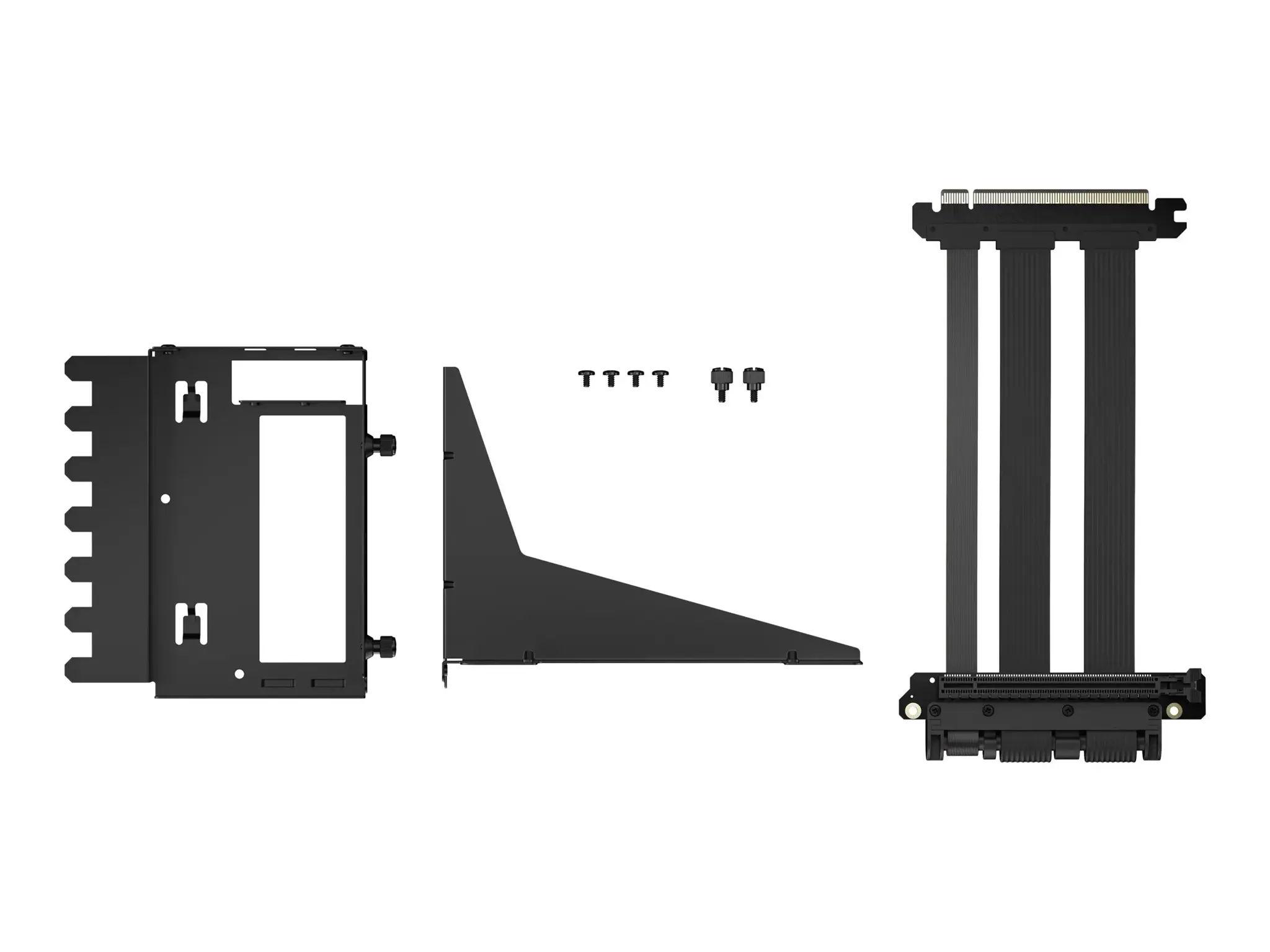 FRACTAL DESIGN "Flex 2 Riser" kortelė PCIe 4.0, juoda