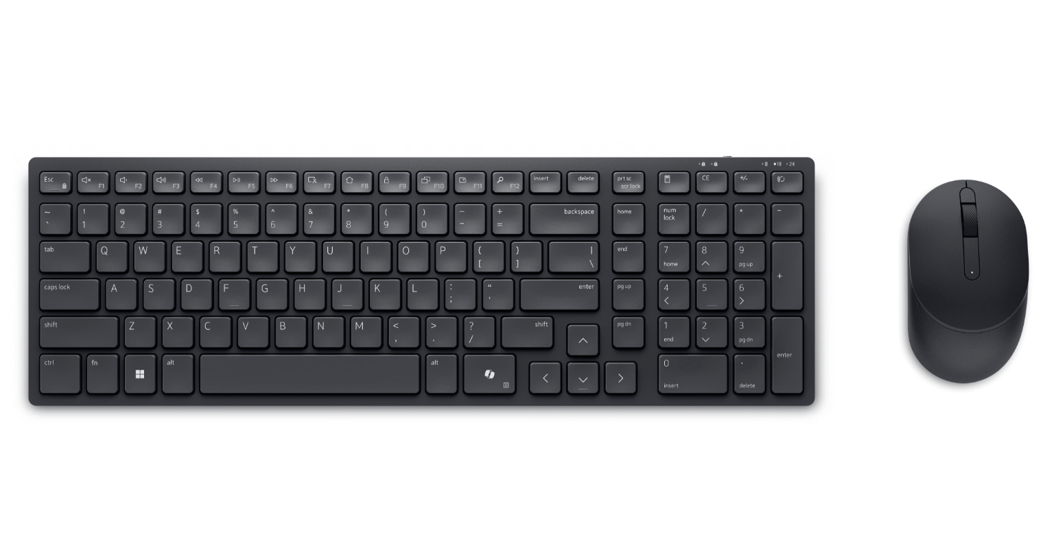 Dell Silent Keyboard and Mouse - KM555 - Estonian (QWERTY)