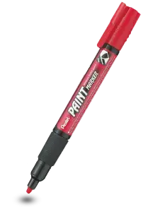 Permanentinių žymeklių rinkinys PENTEL, 4 mm, 4 vnt.