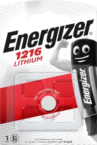 Energizer battery Lithium CR1216 BP1