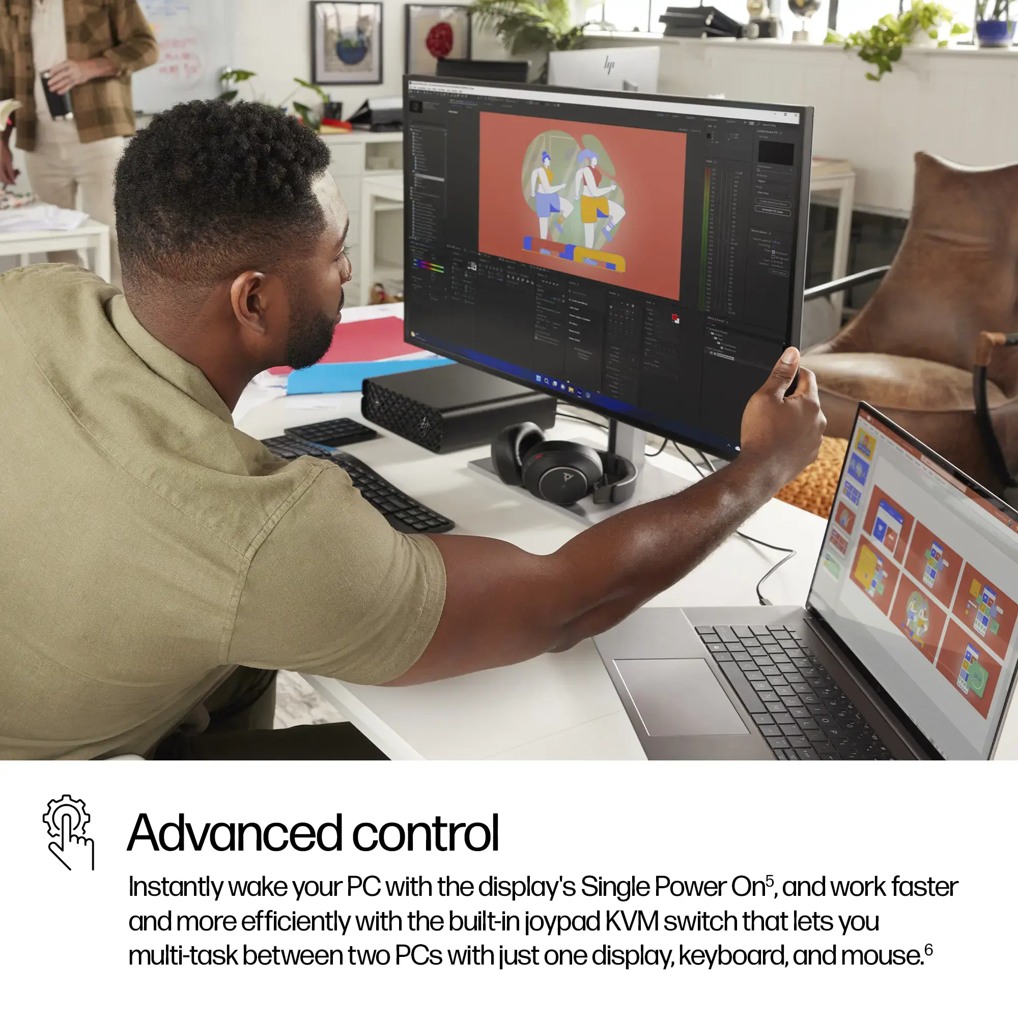 HP Series 7 Pro 31.5 inch 4K Thunderbolt 4 Monitor - 732pk, 80 cm (31.5"), 3840 x 2160 pixels, 4K Ultra HD, 5 ms, Black, Silver