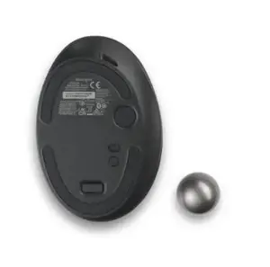 "Kensington Pro Fit Ergo TB550 Trackball", dešinės rankos, Trackball, RF belaidis + "Bluetooth", 1600 DPI, juodas, pilkas