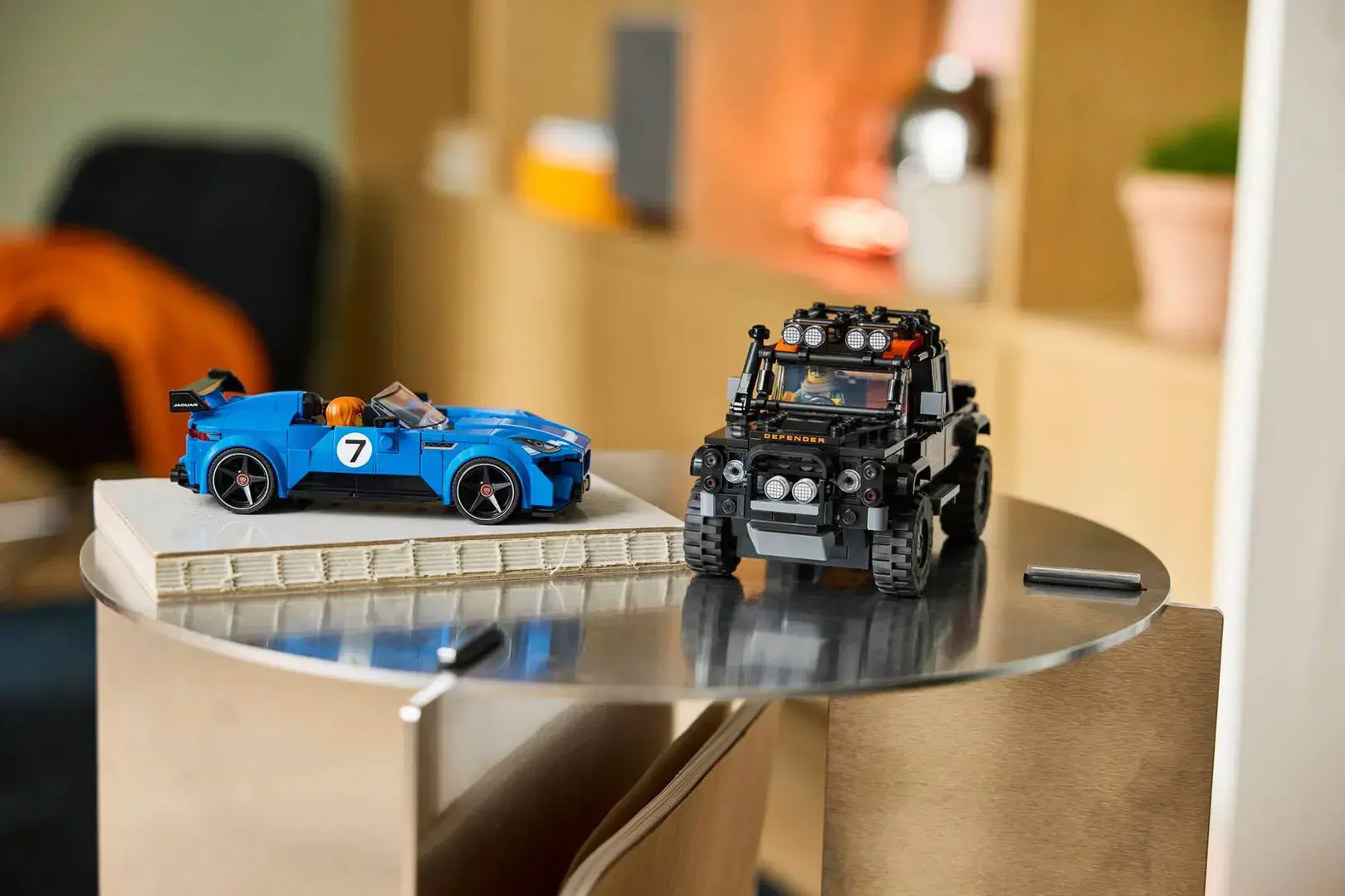 LEGO SPEED CHAMPIONS 77264 Jaguar F-TYPE Project 7 & Land Rover Defender Classic