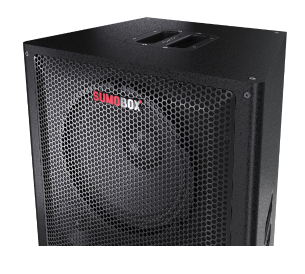 "Sharp SumoBox CP-LS200" didelio našumo nešiojamasis garsiakalbis