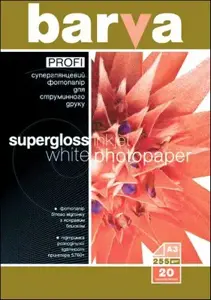 Blizgus Fotopopierius Barva, A3, 255 g/m², 20 psl.