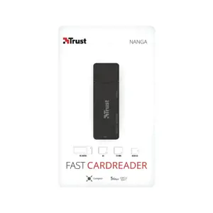 "Trust NANGA", "MS Micro" (M2), "Memory Stick" (MS), "MicroSD" (TransFlash), SD, juoda, USB 3.2 Gen 1 (3.1 Gen 1) Type-A, "Windows 10 Education", "Windows 10 Education x64", "Windows 10 Enterprise", "Windows 10 Enterprise x64",..., "Mac OS X 10.5 Leopard", dėžutė