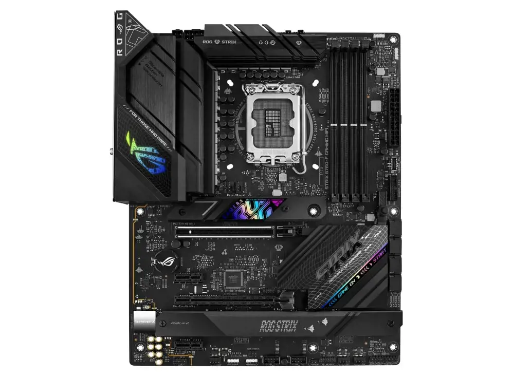 ASUS ROG STRIX B760-F GAMING WIFI, "Intel", LGA 1700, "Intel® Celeron®", "Intel® Core™ i3", "Intel® Core™ i5", "Intel® Core™ i7", "Intel® Core™ i9",..., LGA 1700, DDR5-SDRAM, 128 GB