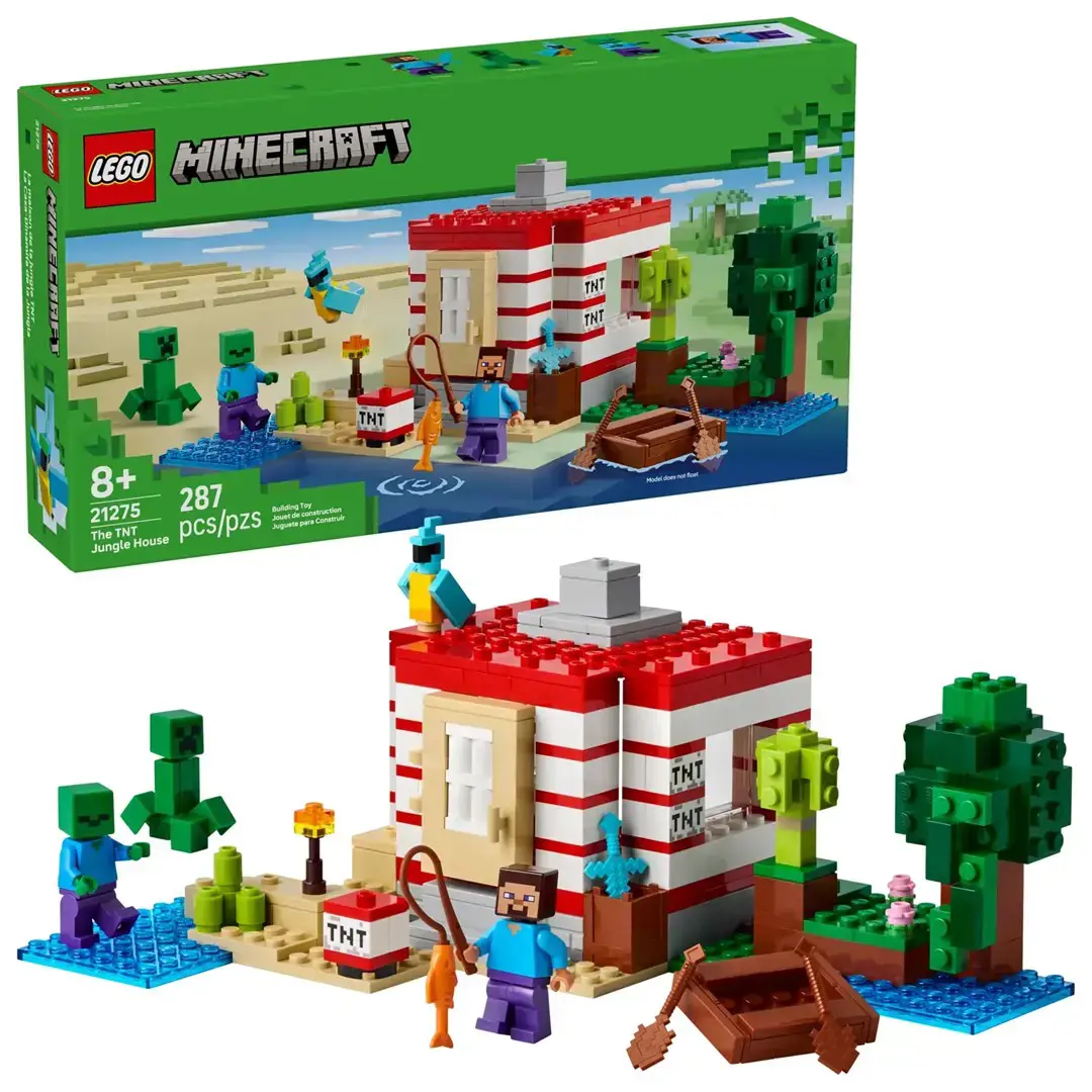 LEGO MINECRAFT 21275 The TNT Jungle House