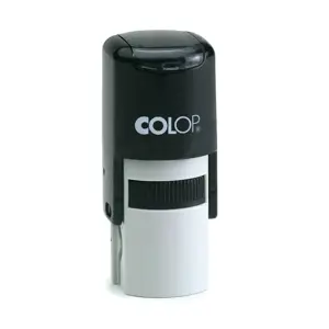 Antspaudas Printer R24 COLOP, juodas korpusas su bespalve pagalvėle