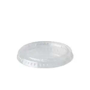 Vienkartinis dangtelis KRAFT, 60/90/120 ml  indeliams, PET, D 6 cm, 50 vnt