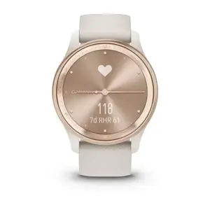 "Garmin vivomove Trend" baltas kremas, silikonas
