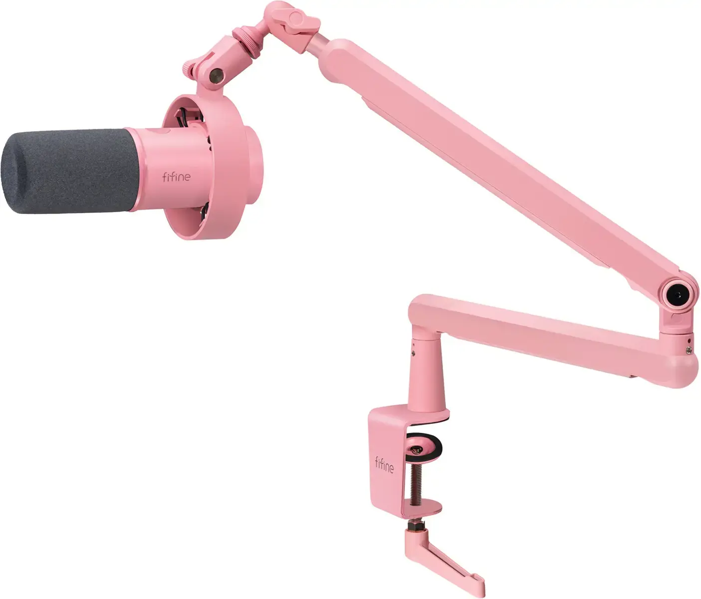 Fifine T688P dynamic microphone (pink)