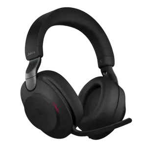 "Jabra Evolve2 85 - Link380a MS Stereo, juoda, laidinis ir belaidis ryšys, biuras / skambučių centras, 20 - 20000 Hz, 286 g, ausinės, juoda