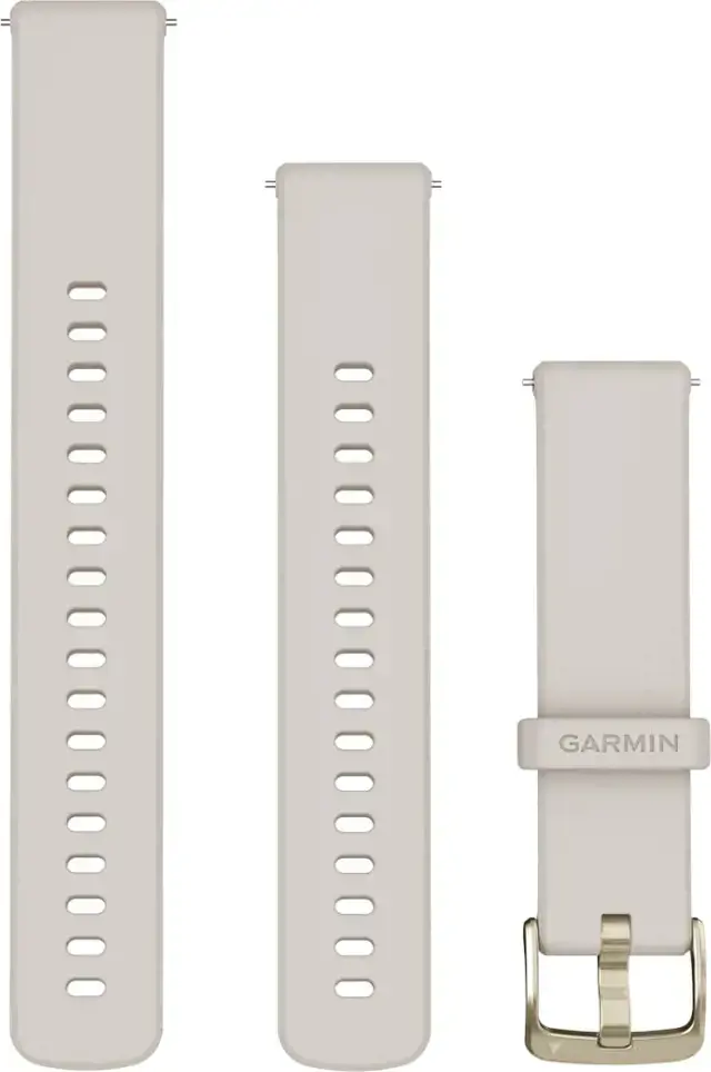 "Garmin" laikrodžio dirželis Venu 3S 18 mm, dramblio kaulo/aukso spalvos