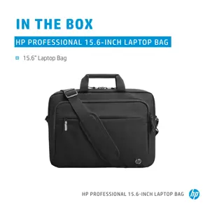 HP Professional 15,6 colių nešiojamojo kompiuterio krepšys, Messenger dėklas, 39,6 cm (15,6"), 610 g