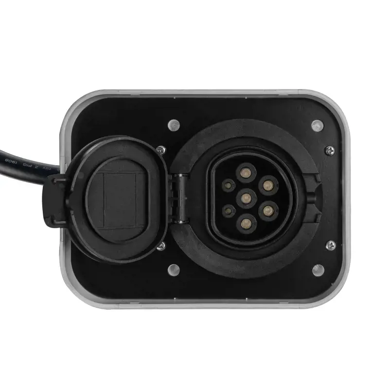 GREEN CELL sieninė dėžutė su 2 tipo kištukiniu lizdu 32A 3P 22kW