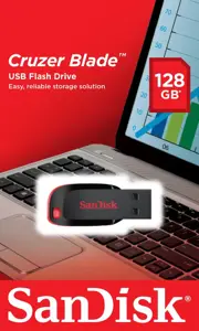 SanDisk Cruzer Blade 128GB; EAN: 619659125905