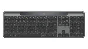 Logitech Signature Slim Solar+ K980 Belaidė klaviatūra, RF Wireless+Bluetooth, US Int, Graphite