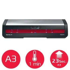 GBC 480HS Office Laminavimo aparatas A3, 800 mm/min, Juoda/Pilka