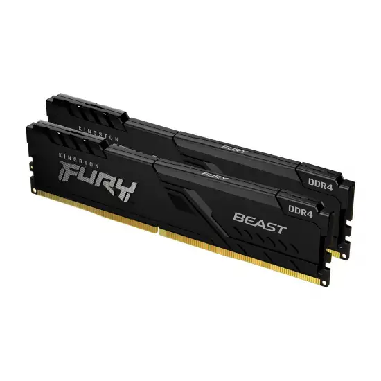 KINGSTON 16 GB 3200 MHz DDR4 CL16 DIMM atmintinių rinkinys, 2 vnt., "FURY Beast Black